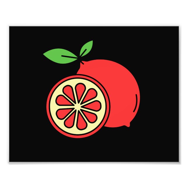 Red Lemon Fotodruck (Vorne)
