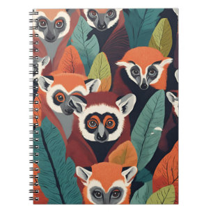 Red Lemur Carnet - Conception audacieuse inspirée