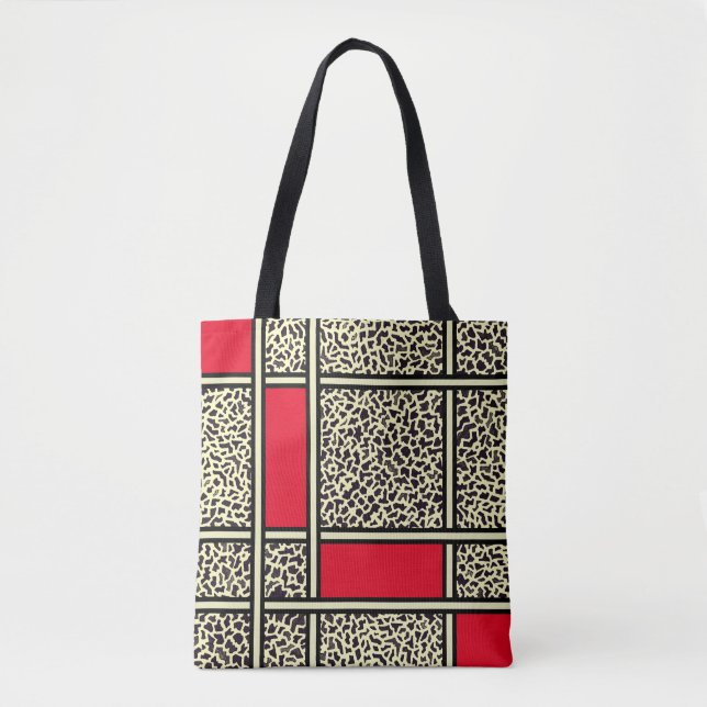 Red Leopard Tasche (Vorderseite)