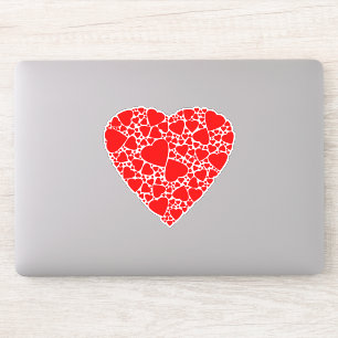Red Liebe Heart Aufkleber