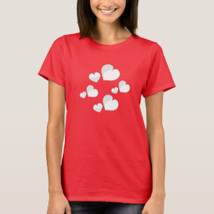 Red Liebe Heart Comfort T - Shirt