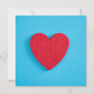 Red Liebe Heart Karte