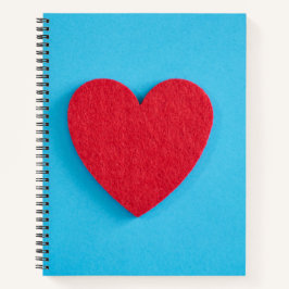 Red Liebe Heart Notizbuch