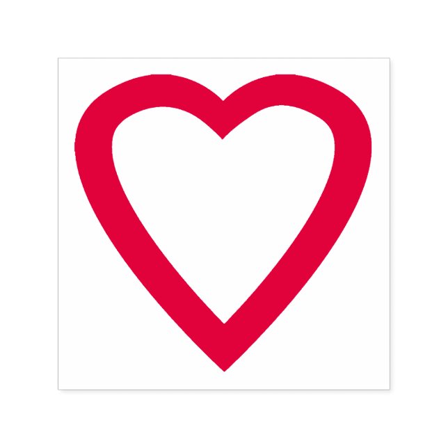 Red Liebe Heart Permastempel (Design)