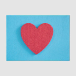 Red Liebe Heart Seidenpapier