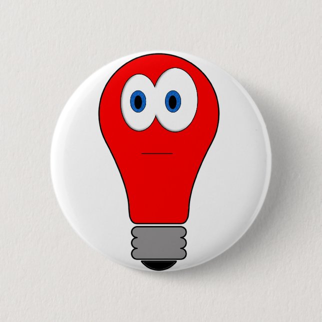 Red Light Bulle Button (Vorderseite)