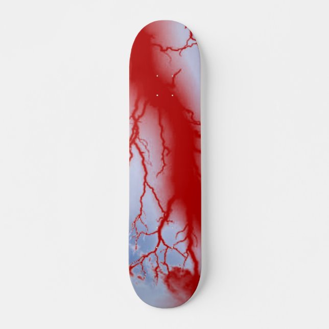 Red Lightning Skateboard (Vorne)