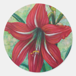 Red Lily Stickers