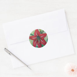 Red Lily Stickers