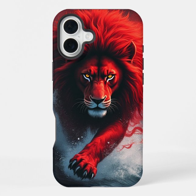 Red Lion Phone Case iPhone 16 Plus Hülle (Rückseite)