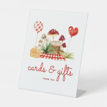 Red Little Mushroom Baby Shower Geschenke und Kart