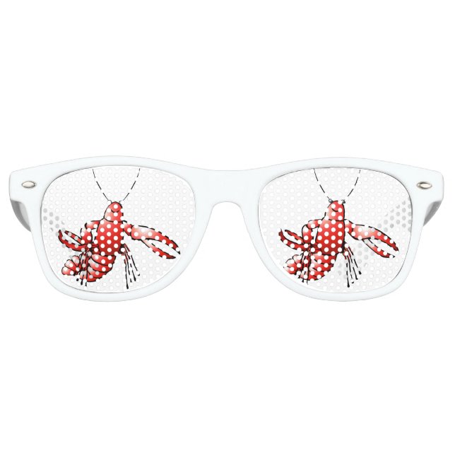 Red Lobster Adult Party Shades Partybrille (Vorderseite)