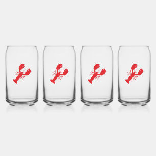 Red Lobster Coastal Beach Ocean Hauptspass Dosenglas