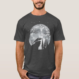 Red Lobster Meeresfrüchte Vollmond In Der NachtLus T-Shirt