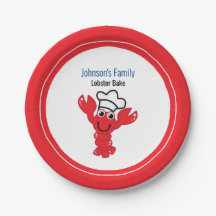 Red Lobster Niedlich Cartoon Koch Hat Illustration