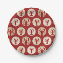 Red Lobster Pattern - Meeresfrüchte im Atlantik