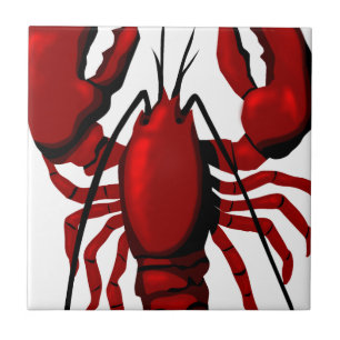 Red Lobster Tile Fliese