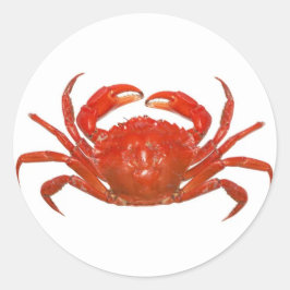 Red Lobster zu personalisieren Runder Aufkleber