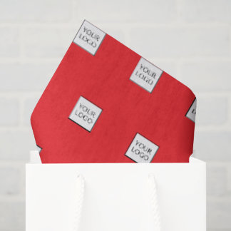 Red Logo Promotional Business Packaging Seidenpapier