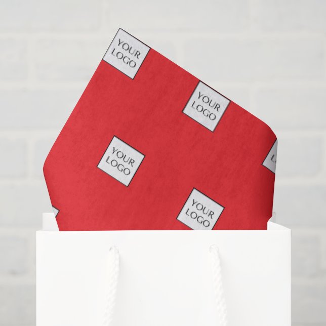 Red Logo Promotional Business Packaging Seidenpapier (Geschenktüte)