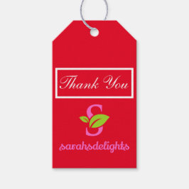 Red Logo Vielen Dank Geschenkanhänger