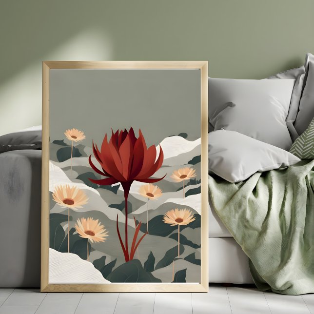 Red Lotus Serenity Fotodruck (Von Creator hochgeladen)
