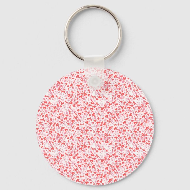 Red Love Hearts – Valentine Collection Schlüsselanhänger (Vorderseite)