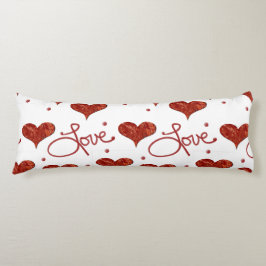 Red Love Pillow Seitenschläferkissen
