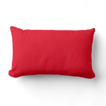 Red Lumbar Pillow 13 Zoll x 21 Zoll