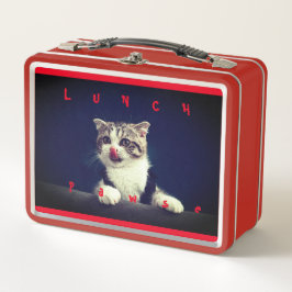 Red Lunch Box Metal Lunch Box