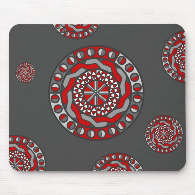 Red Machinery Mousepad (Vorne)