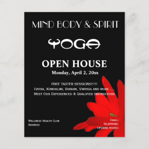 Red Magnolia Yoga A5 Flyer