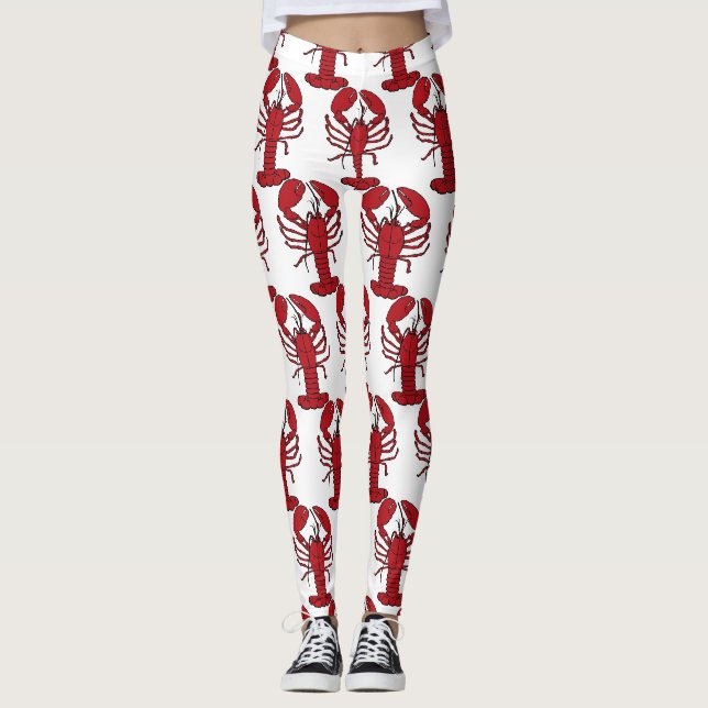 Red Maine Hummer Thunder_Cove Leggings (Vorderseite)