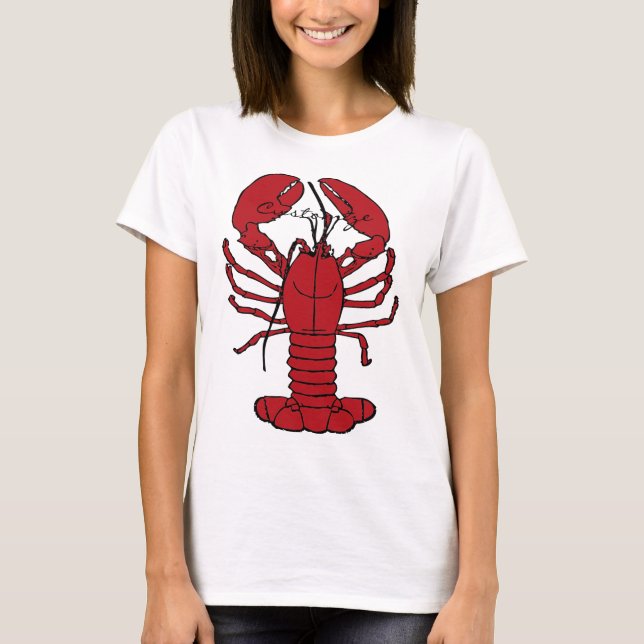 Red Maine Hummer Thunder_Cove T-Shirt (Vorderseite)