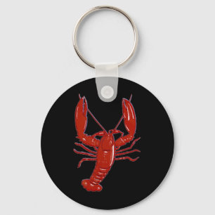 Red Maine Lobster Clic Design Nautical Boote Schlüsselanhänger