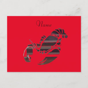 Red Maine Lobsters Thunder_Cove Postkarte