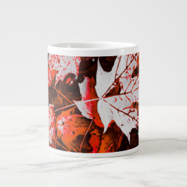 Red Maple Blätter Cup Jumbo-Tasse
