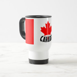 Red Maple Leaf Canada Flag Reisebecher