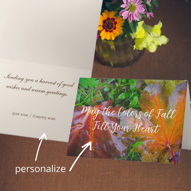 Red maple leaves  karte (Von Creator hochgeladen)