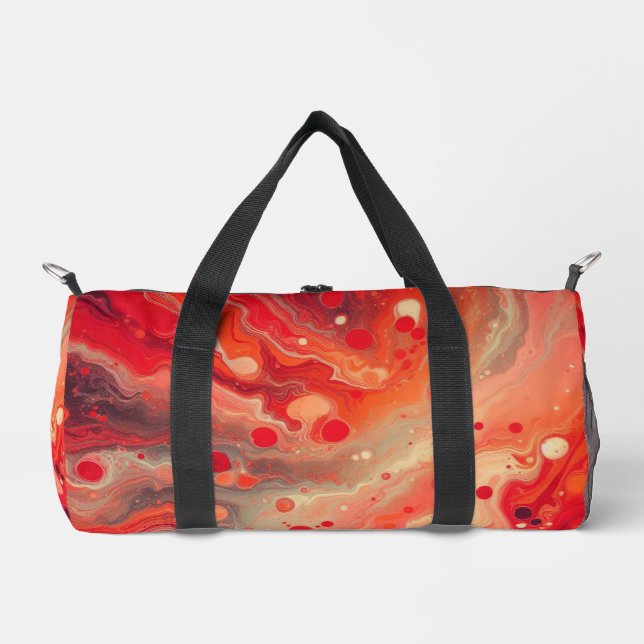 Red Marble Duffle Bag (Vorderseite)