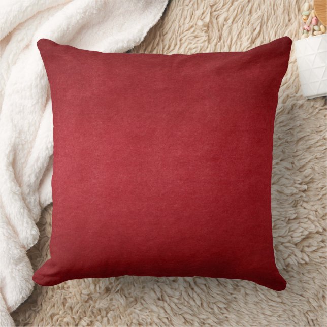 Red Maroon künstlerisch, elegant modern Kissen (Decke)