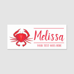 Red Maryland Crab Seafood Shack Restaurant Namensschild
