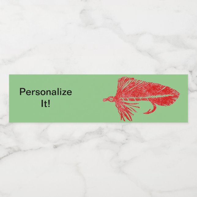 Red Matuka Dampfer, Fliegenbinden, Fliegenfischen  (Einzelnes Label)