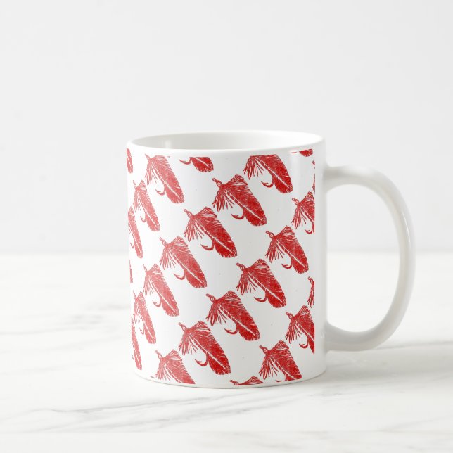 "Red Matuka" geteerte Trout Fly Tasse (Rechts)