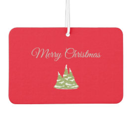 Red Merry Christmas Air Fresheners Autolufterfrischer