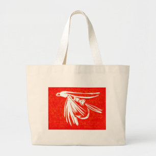"Red Midge" Nassfliege Jumbo-Tasche Jumbo Stoffbeutel
