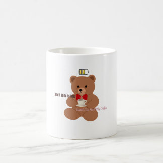 Red mir nichts – Coffee Bear Design Kaffeetasse