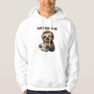Red mit mir nicht, Kaffee Faultier Hoodie
