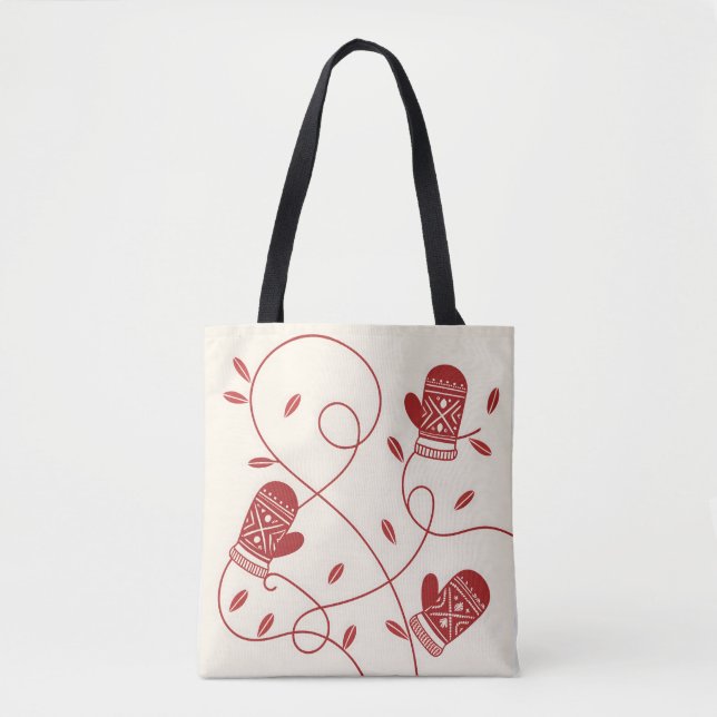 Red Mitten Tasche (Vorderseite)