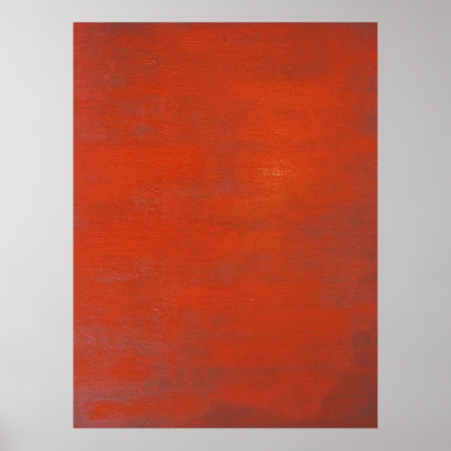 Red Modern Art Poster (Vorne)